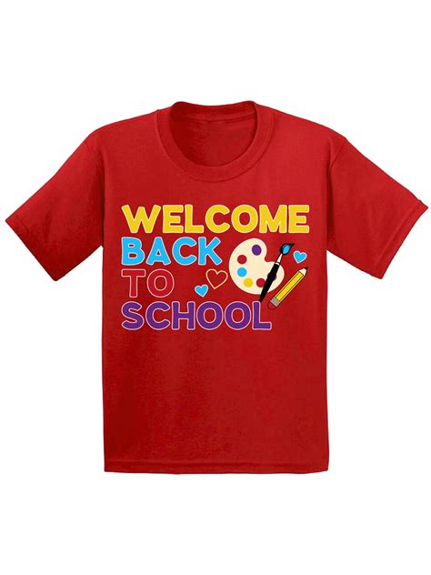 Awkward Styles - Back to School Youth Shirts for Kids Welcome Back to School T Shirt School ...