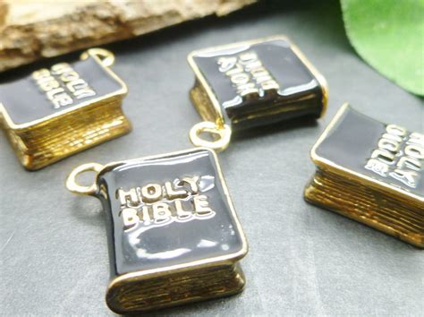 4 Christian charms Holy Bible Message Charms Christening