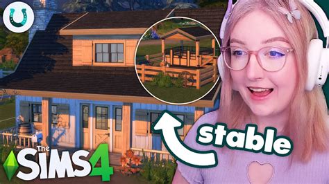 Horse Ranch Starter Home! 🐴🌾 The Sims 4 - YouTube