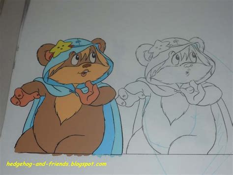 hedgehog & friends: Ewoks Cartoon Cel Production Collection (Part 3)