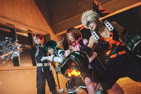 Deku Ochaco Katsuki Todoroki My Hero Academia #cosplay