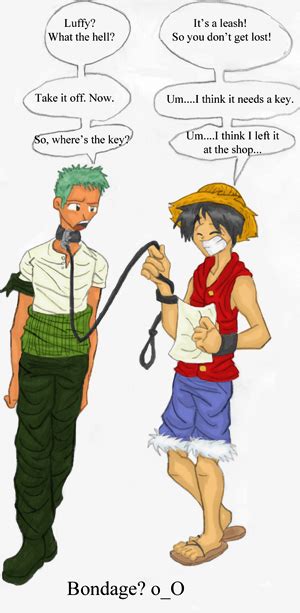 Bondage? Zoro X Luffy by Digitaldreamer - Fanart Central