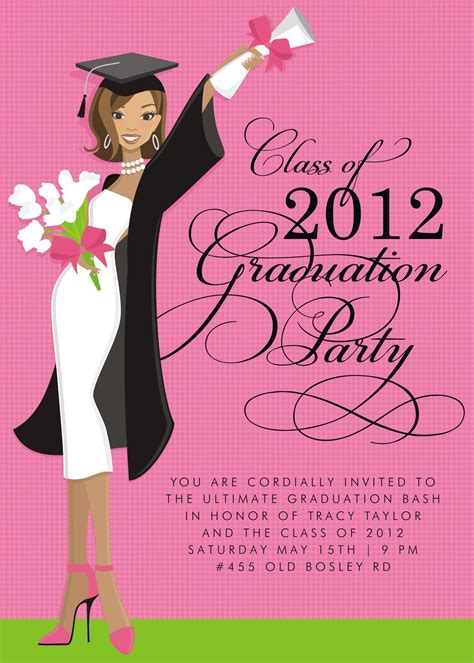 Formal High School Grad Invitations