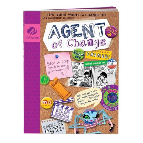 Junior Agent Of Change Journey Handbook | Agent of change, Girl scouts, Girl scout juniors