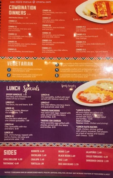 Online Menu of La Catrina Tacos And Tequila Bar Restaurant, Middleburg, Florida, 32068 - Zmenu