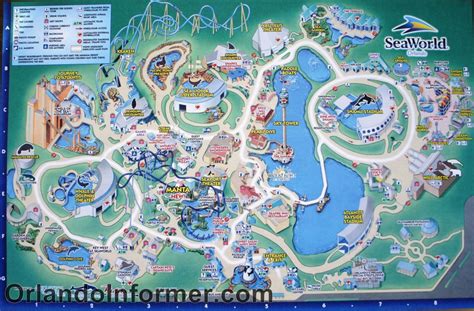 Seaworld San Antonio Printable Map | Printable Maps