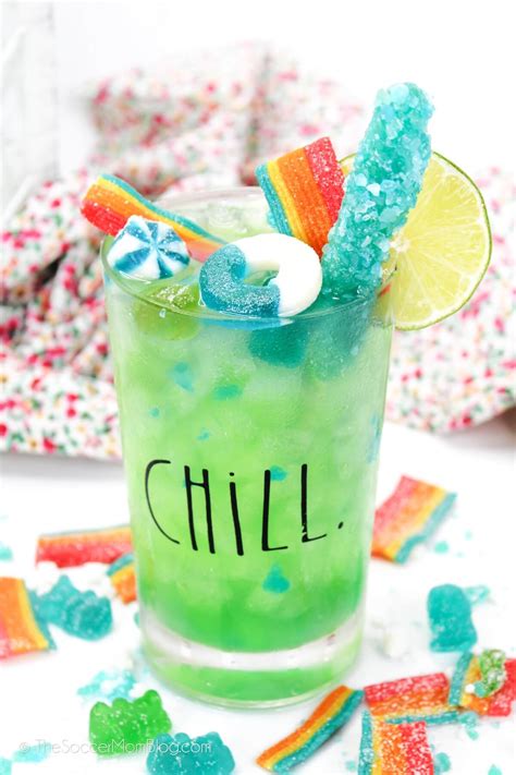 Colorful Alcoholic Drinks With Candy