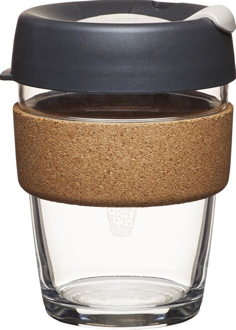 KeepCup 12 oz Medium Glass Brew Reusable Coffee Cup, Cork | eBay