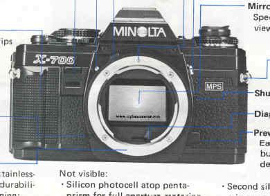 Minolta X-700 instruction manual, Minolta X-700 Mode D'Emploi, user ...