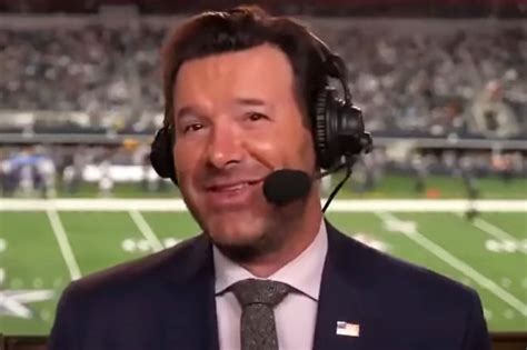 Tony Romo makes NFL fans 'jump offside from my couch' with loud commentary noise during CBS live ...