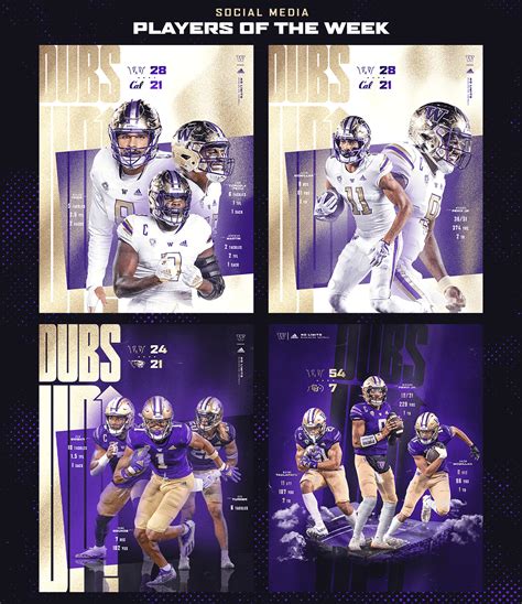 2022-2023 Washington Huskies Football Content on Behance