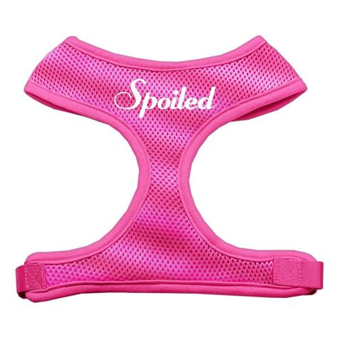 Mirage Pet Products Spoiled Design Soft Mesh Dog Harnesses, X-Large, Pink ** Wow! I love this ...