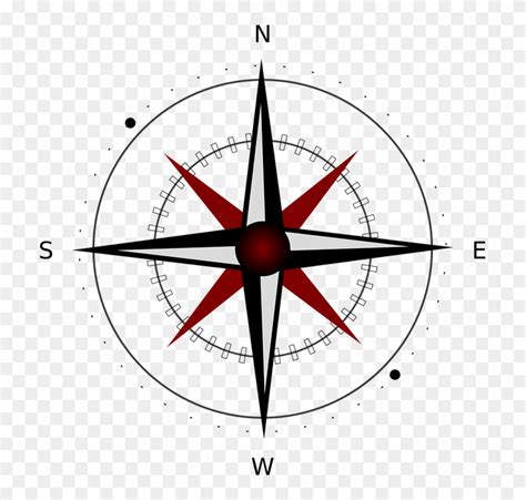 Compass Showing North South East West - Foto Kolekcija