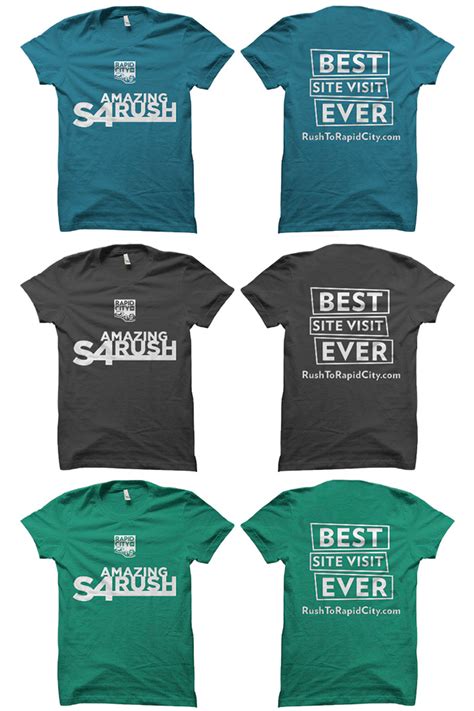 Visit Rapid City Amazing Rush Shirt Designs on Behance