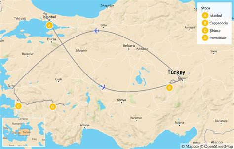 Turkey On Map