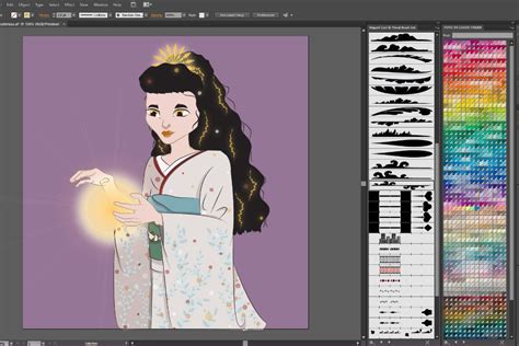 Create your cartoon film character and learn tools on Adobe Illustrator