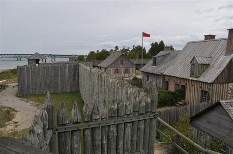 Fort Michilimackinac, Mackinaw City, Michigan.