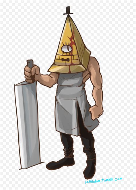 Gf Bill Cipher - Triangle Head Bill Cipher Png,Pyramid Head Png - free transparent png images ...