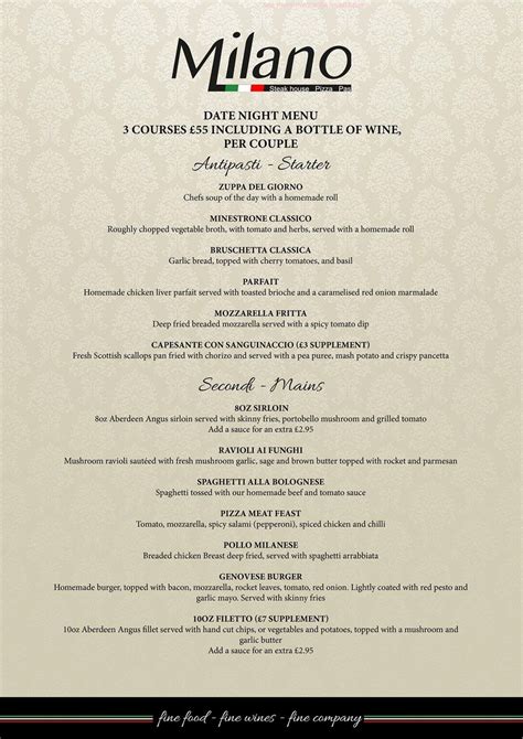 Menu at Venice Ristorante restaurant, Cumbernauld, 3 Auchenkilns Park