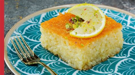 DELICIOUSLY MOIST Revani Recipe | How to Make Turkish Semolina Cake in ...