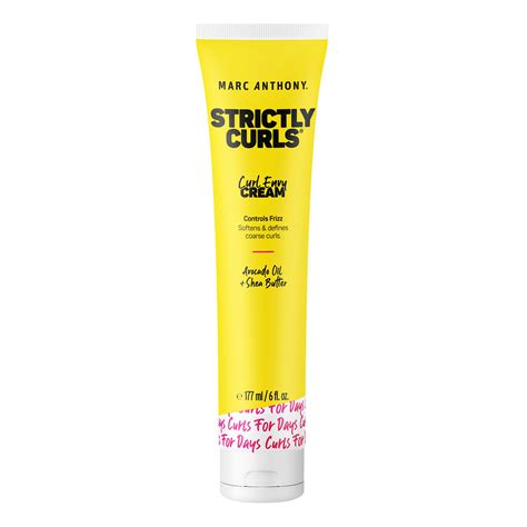 Marc Anthony Strictly Curls Envy Curl Cream Styling Product & Hair Softener with Shea Butter ...