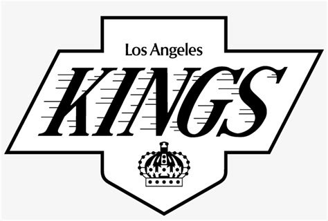 Los Angeles Kings Logo Black And White - Logo Los Angeles Kings - Free ...