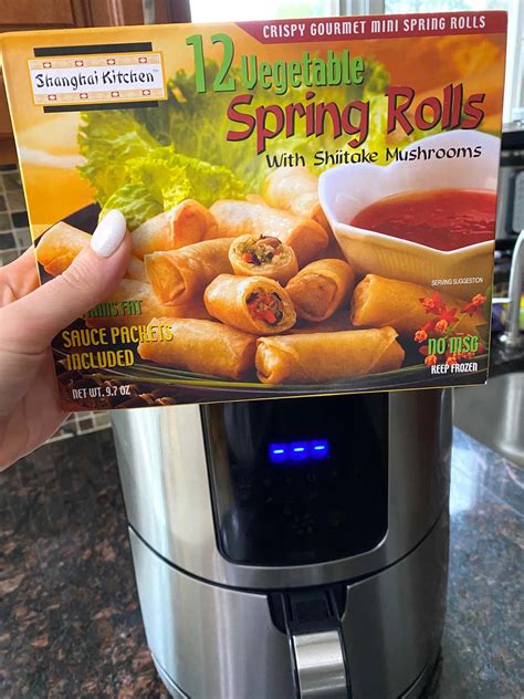 Frozen Spring Rolls In The Air Fryer – Melanie Cooks