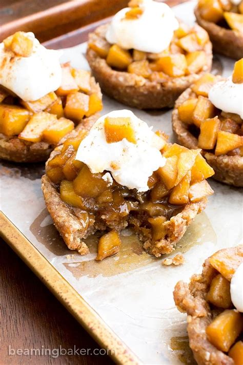 No Bake Caramel Apple Tartlets (Vegan, Gluten Free, Dairy Free ...