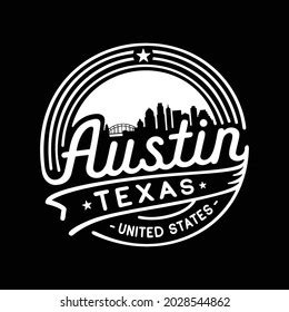 Austin Logo City Austin Logotype Vector Stock Vector (Royalty Free) 2028544862 | Shutterstock