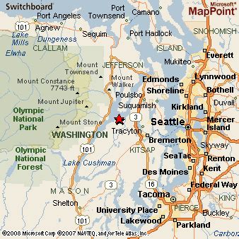 Where is Seabeck, Washington? see area map & more