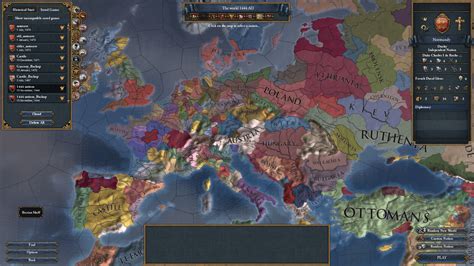 My 1444 Europe start map with 50 'new' Releasable nations with their cores, list in comments : r/eu4