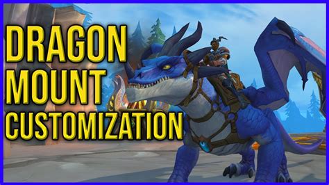 Dragon Mount Customization in WoW Dragonflight ALPHA - First ...