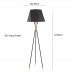 Luxury Modern Minimalist Floor Lamp Standing Lamps black for Living room Reading Lighting Loft ...