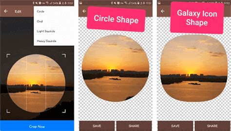 Photo Shape Editor - How to Crop Images in Circle Shape