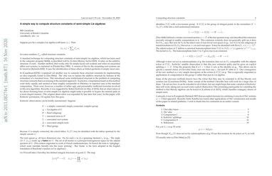 A simple way to compute structure constants of semi-simple Lie algebras | Papers With Code