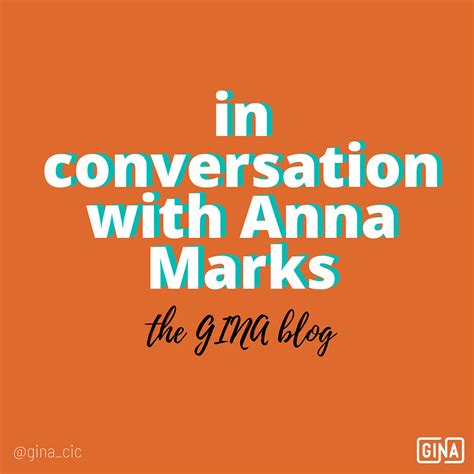 Post #11 - In conversation with Anna Marks