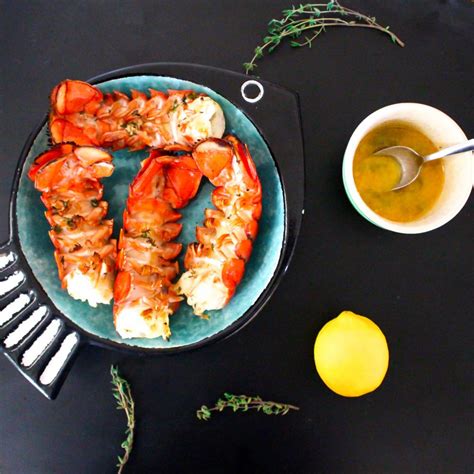 Lemon Butter Grilled Lobster Tails – What Great Grandma Ate