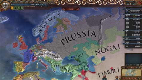 What is the original color of Prussia on the map? : eu4