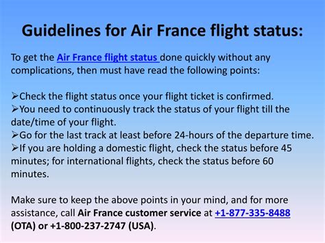 PPT - How to do Air France flight tracker status steps? PowerPoint ...