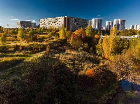 Zelenograd District of Moscow in Autumn, Russia Stock Image - Image of ...