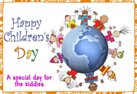 A Happy Children’s Day Card. Free Universal Children's Day eCards | 123 ...