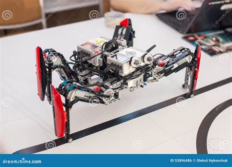 Black Plastic Mechanical Robot Spider Stock Photo - Image: 53896486