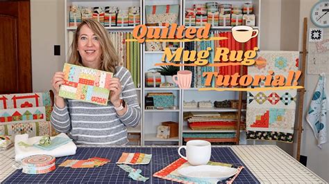 Quick Quilted Mug Rug Tutorial | Mug rug tutorial, Mug rug, Mug rug patterns