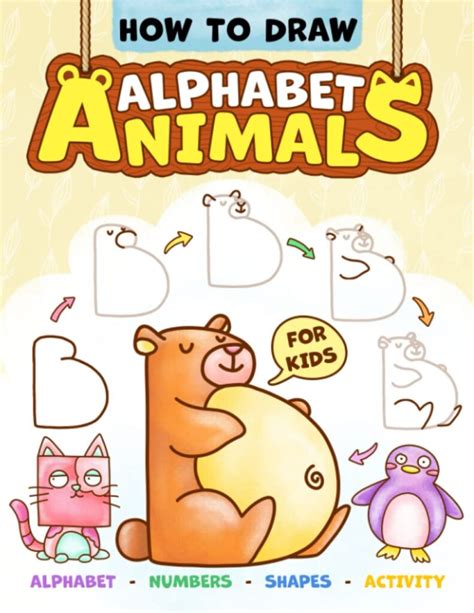 "Alphabet Animals Drawing Guide" - Sort by Gifts