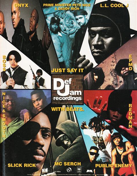 Def Jam Recordings ad (1992) - a photo on Flickriver