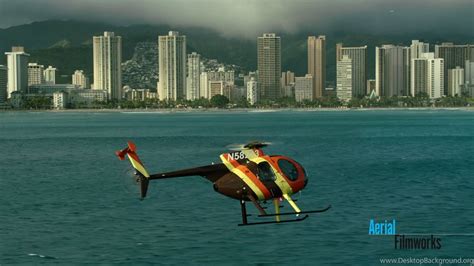 The "New" Magnum PI Helicopter In Hawaii YouTube Desktop Background