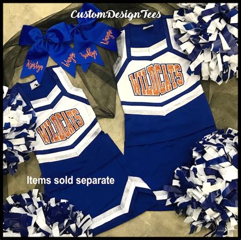 Cheerleader Uniforms Girls Cheer Uniforms School Spirit | Etsy