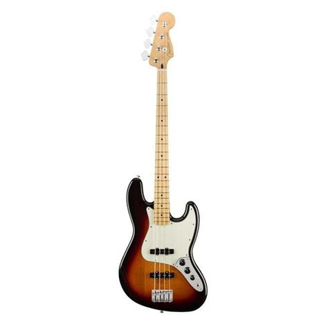 Fender Player Jazz Bass Guitar, Maple FB, 3-Tone Sunburst - PT ...