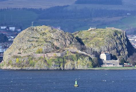 Dumbarton Rock on the River Clyde | Scottish castles, Scotland, Castle