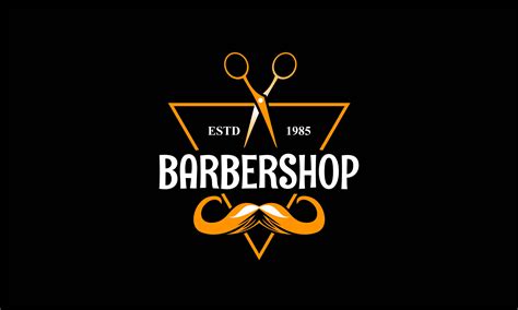 Barber Shop Vector Vintage Logo, Label Graphic by DEEMKA STUDIO ...